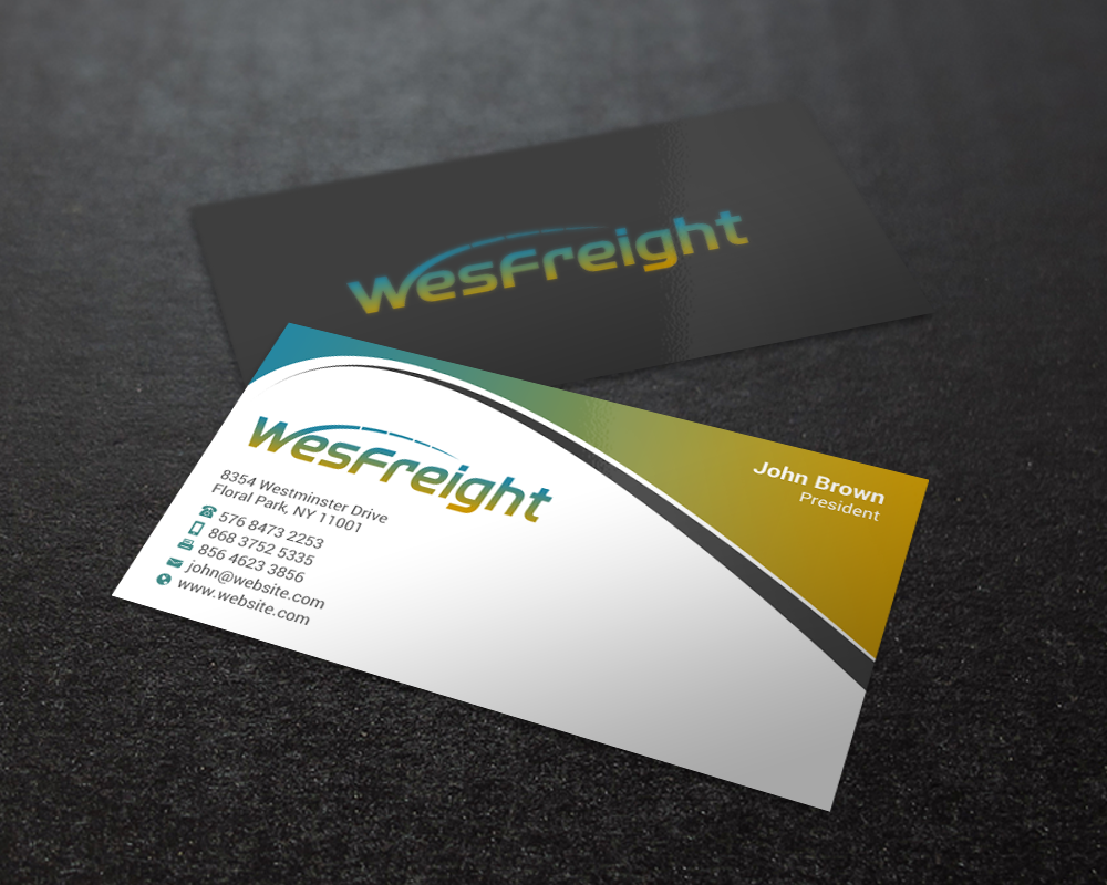 Business Card Design by Brand aid for Wesfreight | Design #14589831
