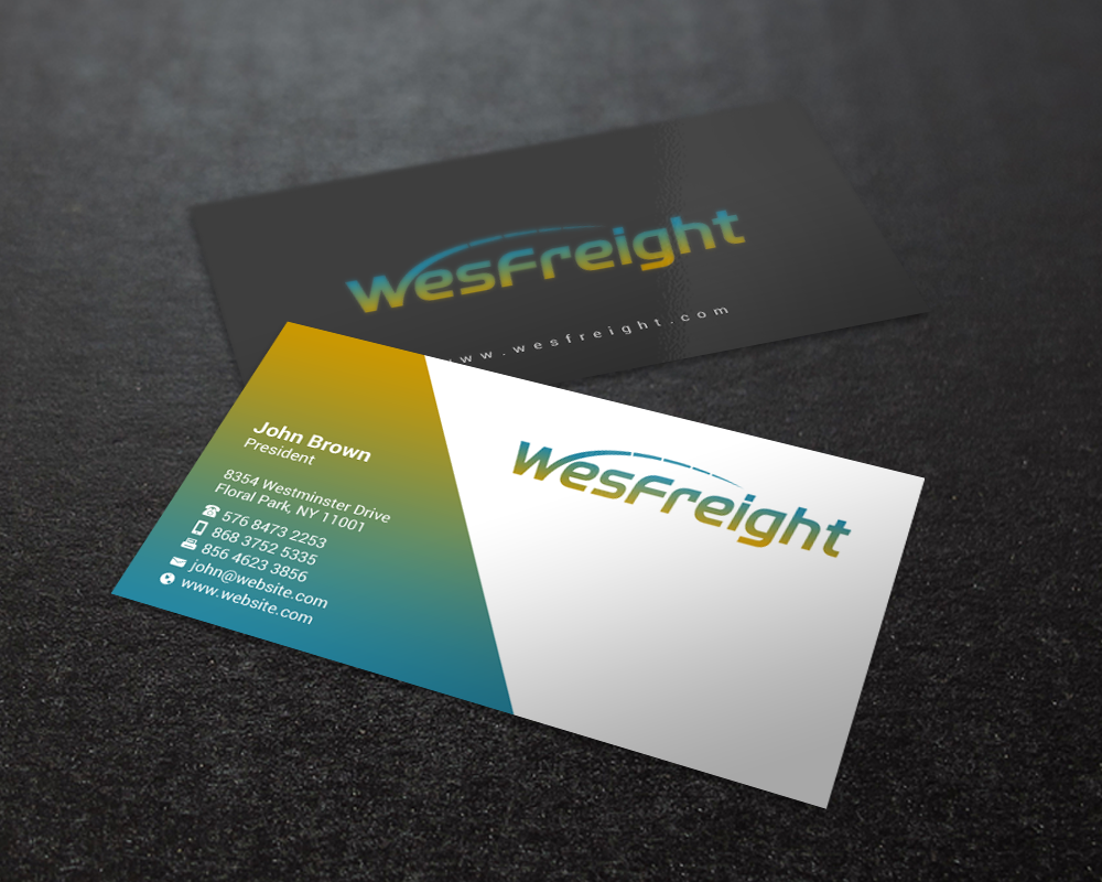Business Card Design by Brand aid for Wesfreight | Design #14589832