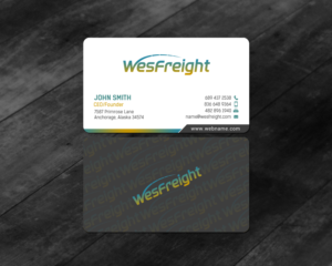 Business Card Design by chandrayaan.creative for Wesfreight | Design: #14587338