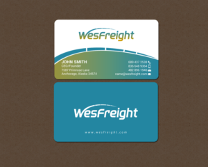 Diseño de Tarjeta de Presentación por chandrayaan.creative para Wesfreight | Diseño: #14588229