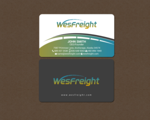 Business Card Design by chandrayaan.creative for Wesfreight | Design: #14588233