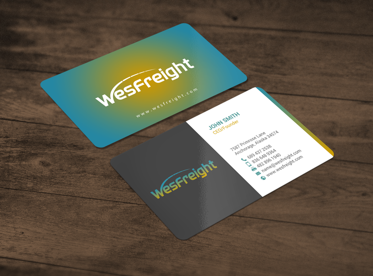 Business Card Design by chandrayaan.creative for Wesfreight | Design #14589927