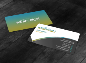 Diseño de Tarjeta de Presentación por chandrayaan.creative para Wesfreight | Diseño: #14592611