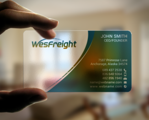Diseño de Tarjeta de Presentación por chandrayaan.creative para Wesfreight | Diseño: #14592624