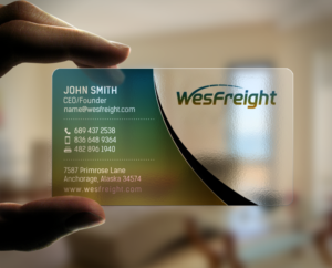 Diseño de Tarjeta de Presentación por chandrayaan.creative para Wesfreight | Diseño: #14592700