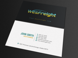 Diseño de Tarjeta de Presentación por chandrayaan.creative para Wesfreight | Diseño: #14593529
