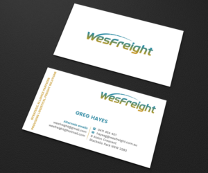 Business Card Design by Graphic Flame for Wesfreight | Design: #14586060