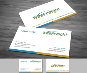 Business Card Design by Graphic Flame for Wesfreight | Design: #14586063