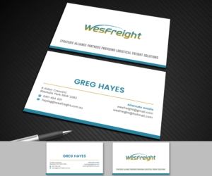 Business Card Design by Graphic Flame for Wesfreight | Design: #14586075
