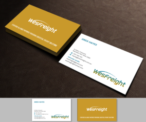 Business Card Design by Graphic Flame for Wesfreight | Design: #14586076