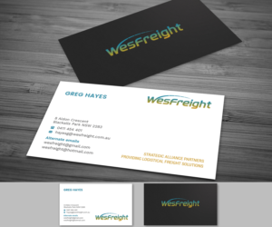 Business Card Design by Graphic Flame for Wesfreight | Design: #14586080