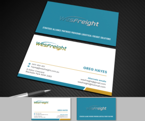 Business Card Design by Graphic Flame for Wesfreight | Design: #14586095