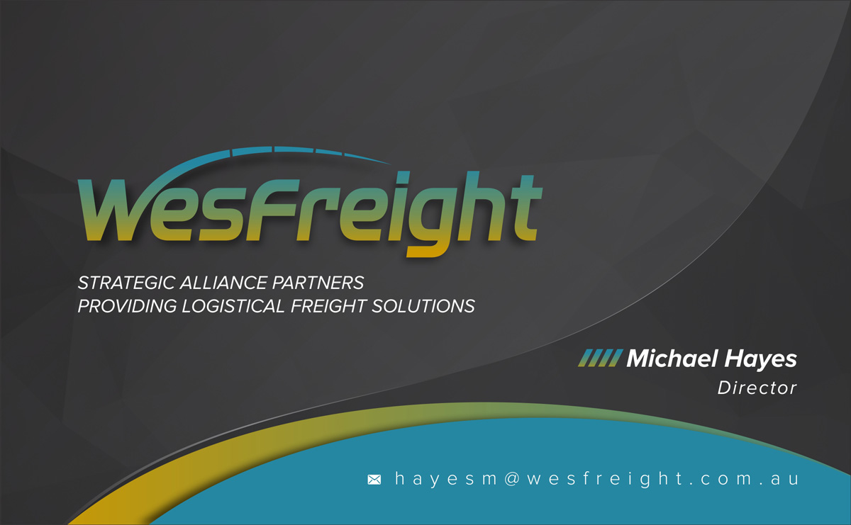 Business Card Design by Marketing Wings for Wesfreight | Design #14611100