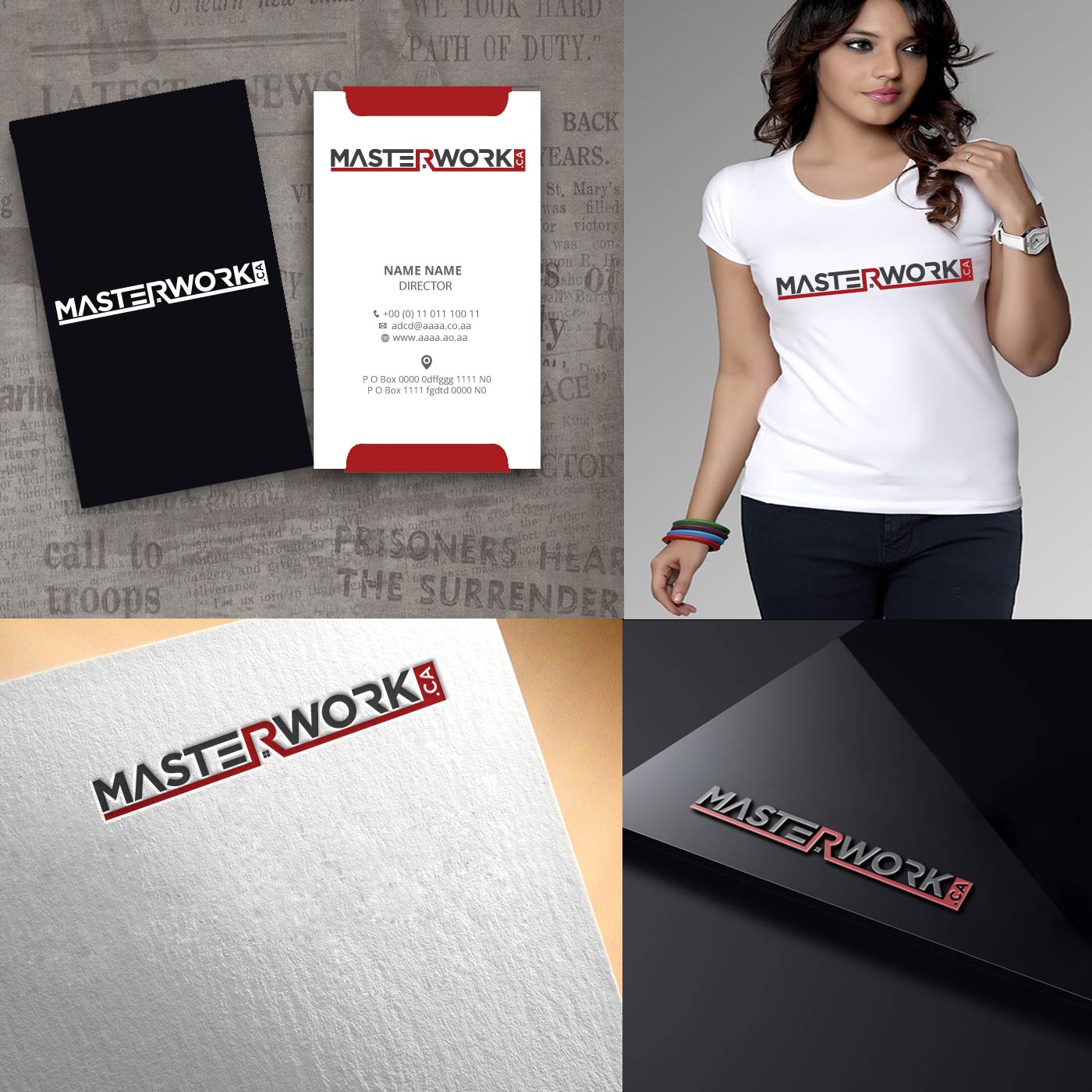 Logo Design by zebronicgraphic for MasterWork Homes Ltd. | Design #14611670