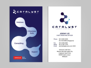 To revamp the exting web page and Company presentation to new propsective client | Business Card Design by Sandaruwan