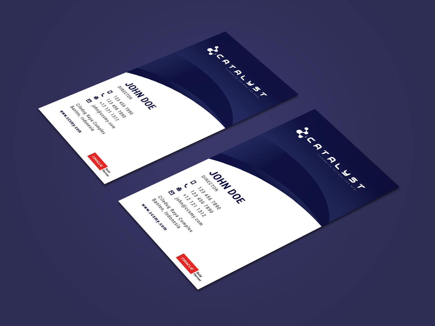 Visitenkarten-Design von alvinfadoil für Catalyst Commerce Systems Pte Ltd | Design #14596859