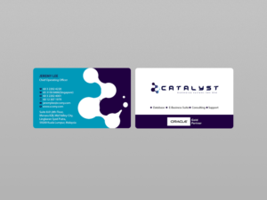 Business Card Design by Creations Box 2015 for Catalyst Commerce Systems Pte Ltd | Design: #14604025
