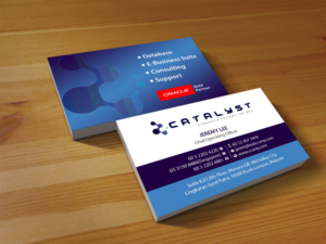 Business Card Design by Creations Box 2015 for Catalyst Commerce Systems Pte Ltd | Design: #14604031