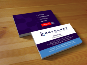 Business Card Design by Creations Box 2015 for Catalyst Commerce Systems Pte Ltd | Design: #14610302
