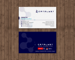 Business Card Design by chandrayaan.creative for Catalyst Commerce Systems Pte Ltd | Design: #14603578