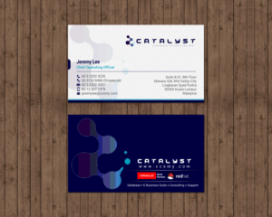 Business Card Design by chandrayaan.creative for Catalyst Commerce Systems Pte Ltd | Design: #14603579