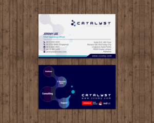 Business Card Design by chandrayaan.creative for Catalyst Commerce Systems Pte Ltd | Design: #14603602