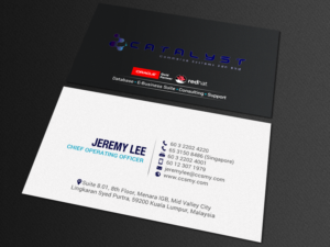 Business Card Design by chandrayaan.creative for Catalyst Commerce Systems Pte Ltd | Design: #14611859