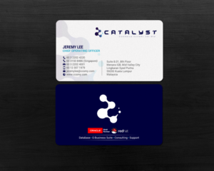 Business Card Design by chandrayaan.creative for Catalyst Commerce Systems Pte Ltd | Design: #14611892