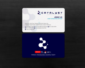Business Card Design by chandrayaan.creative for Catalyst Commerce Systems Pte Ltd | Design: #14611893