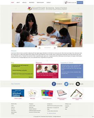 Wordpress Design by pb for SmartStart School Solutions | Design: #2553042