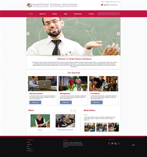 Wordpress Design by pb for SmartStart School Solutions | Design: #2553058