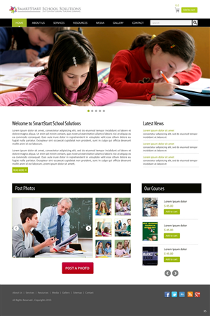 Wordpress Design by pb for SmartStart School Solutions | Design: #2553074