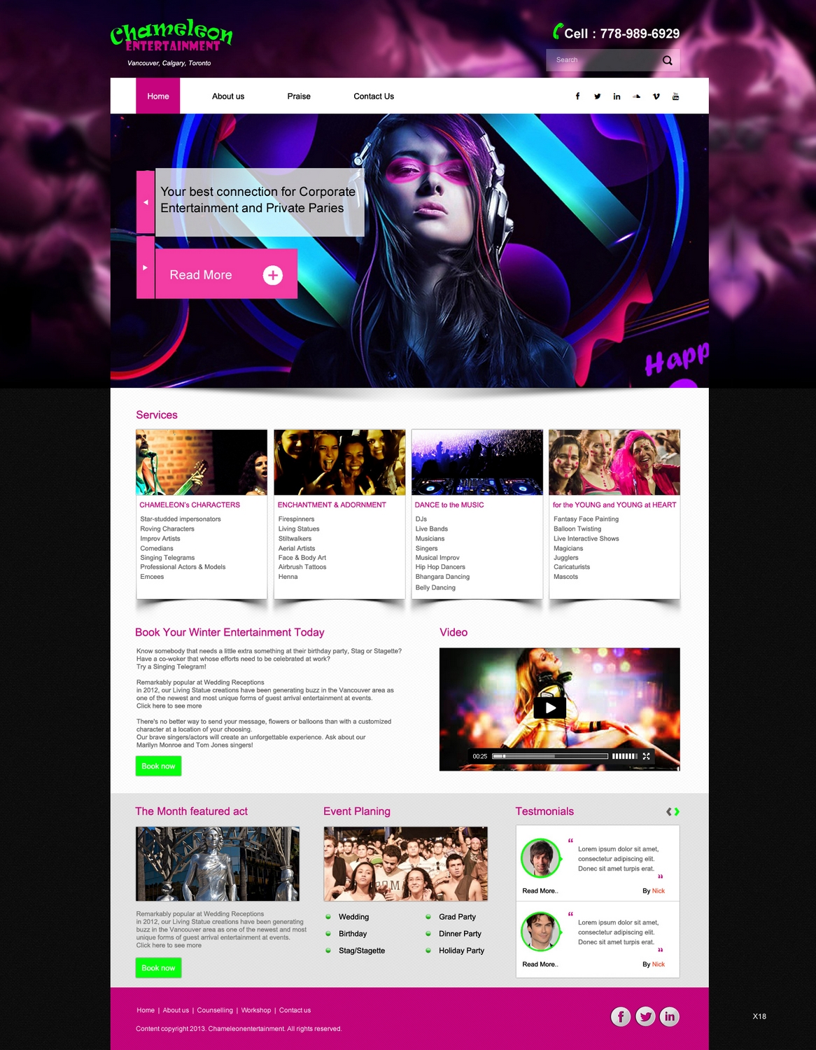Wordpress Design by pb for this project | Design #2735529
