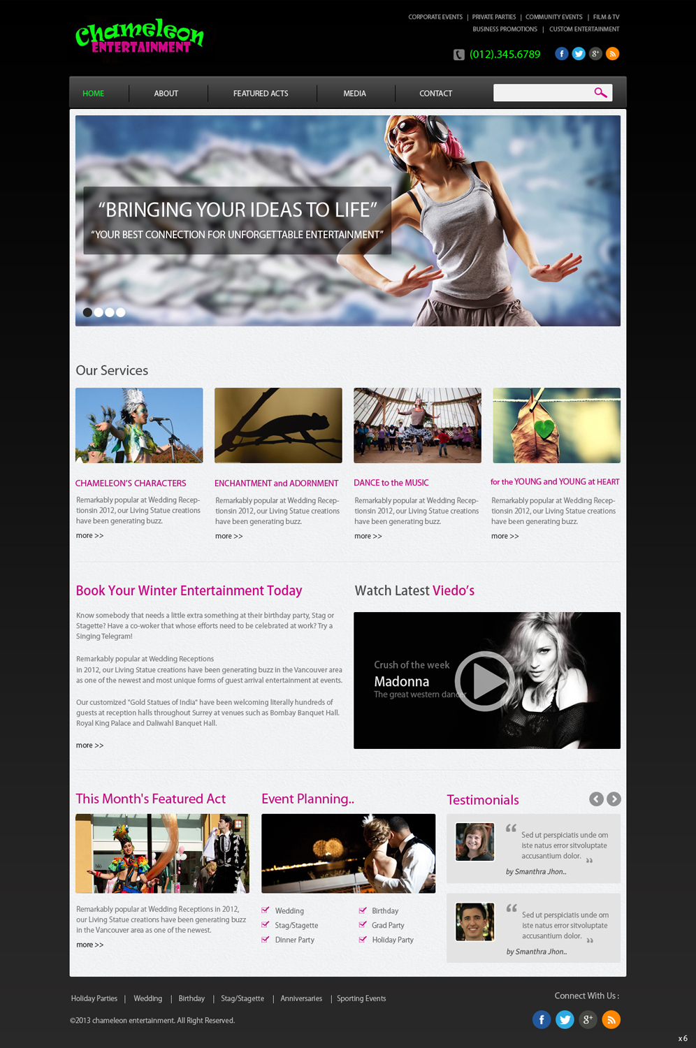 Wordpress Design by pb for this project | Design: #3089181