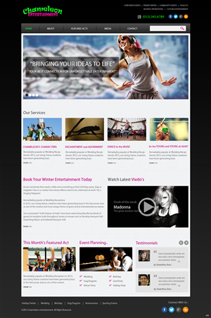 Production/Entertainment Company needs a Wonderful Wordpress Website