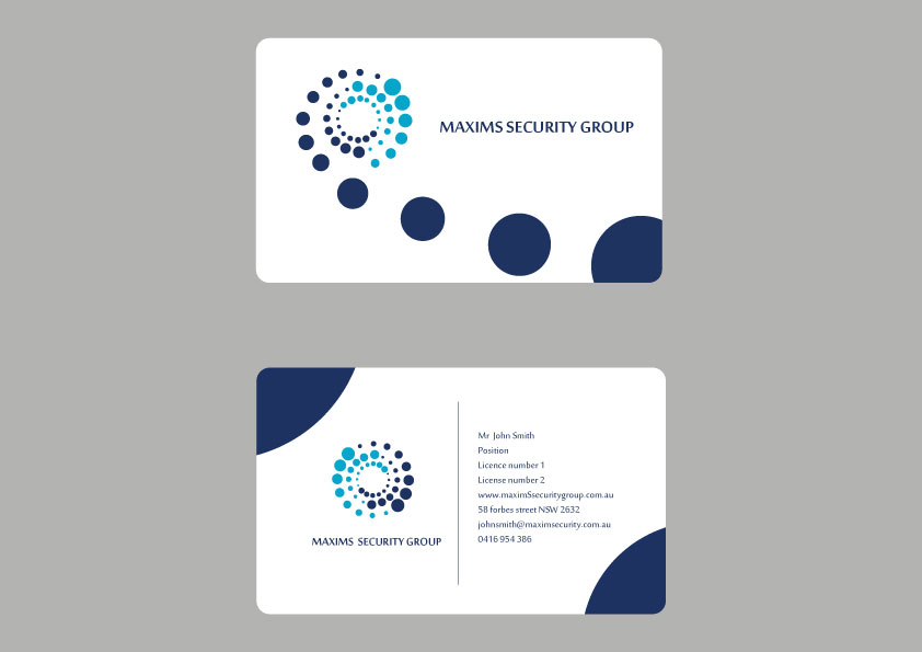 Visitenkarten-Design von GAD für dieses Projekt | Design #14683894