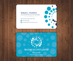 Maxims Business Cards | Business Card Design by Stylez Designz