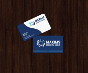 Maxims Business Cards | Business Card Design by JK18