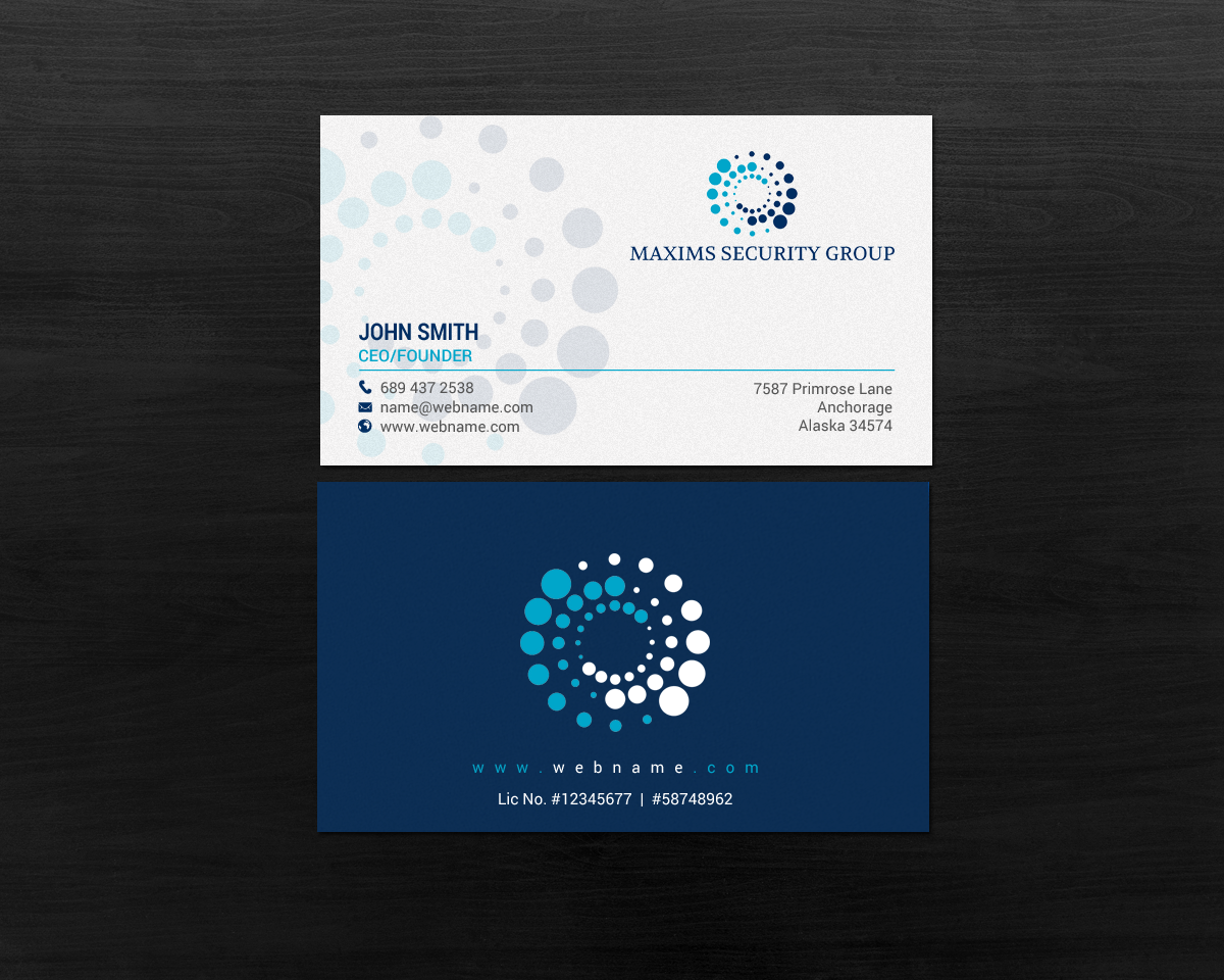 Business Card Design by chandrayaan.creative for this project | Design #14600911