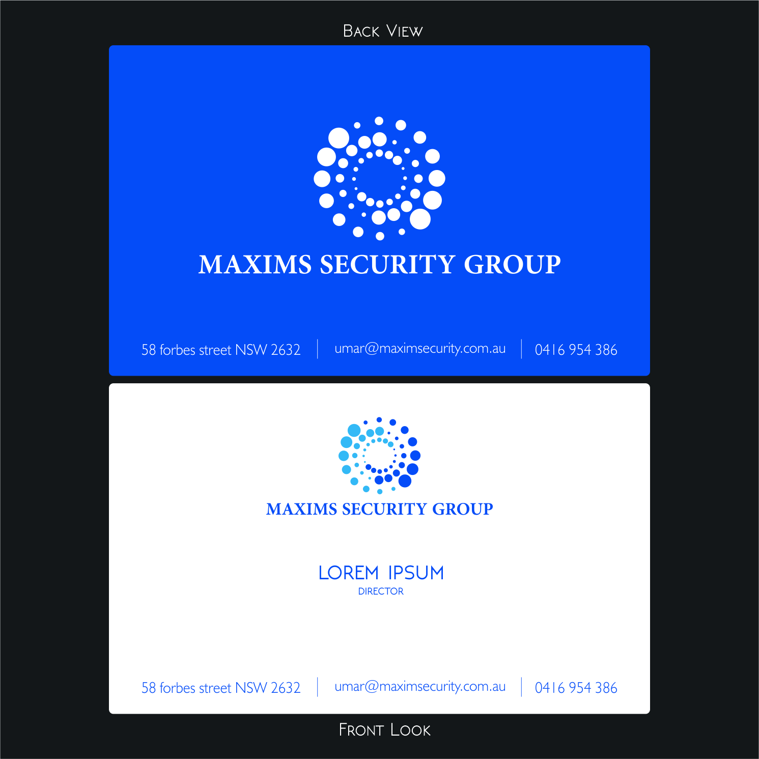 Visitenkarten-Design von Erik Susanto für dieses Projekt | Design #14686902