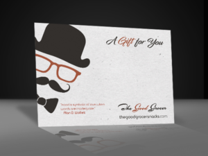 Customizable Gift Note Card Design