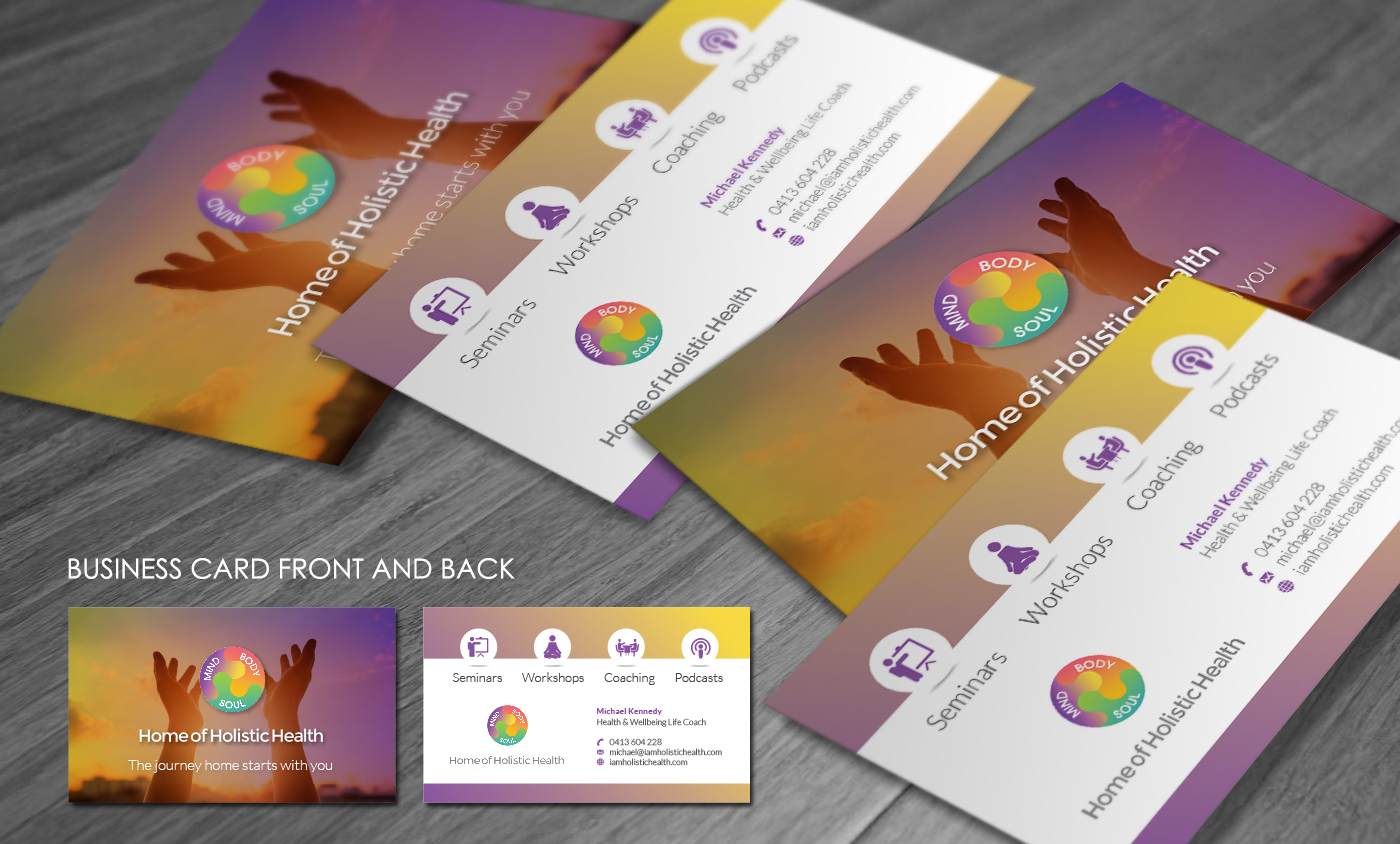 Business Card Design by Achiver for Home of Holistic Health | Design #14939232