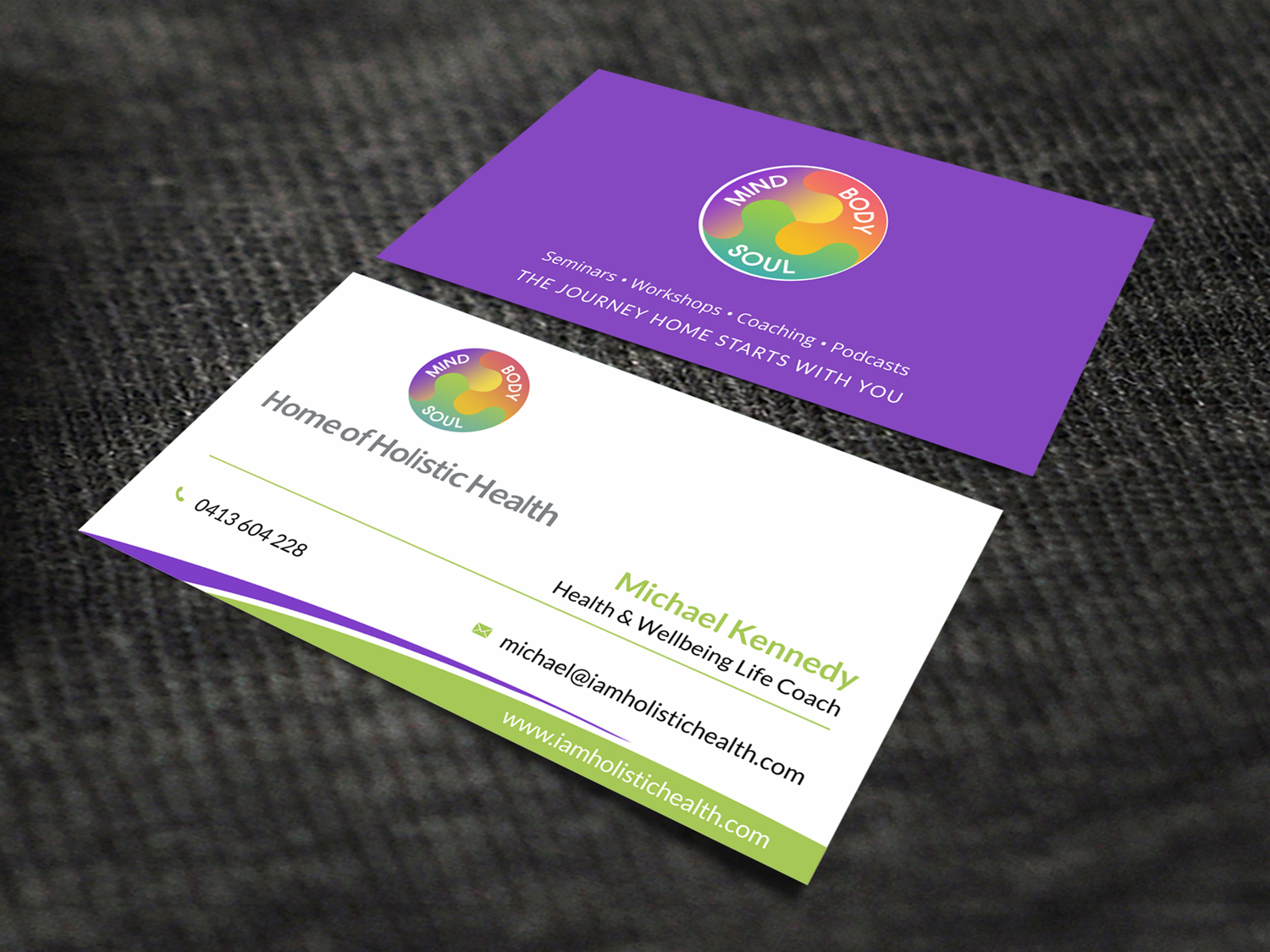 Business Card Design by SKYdesign for Home of Holistic Health | Design #14790924