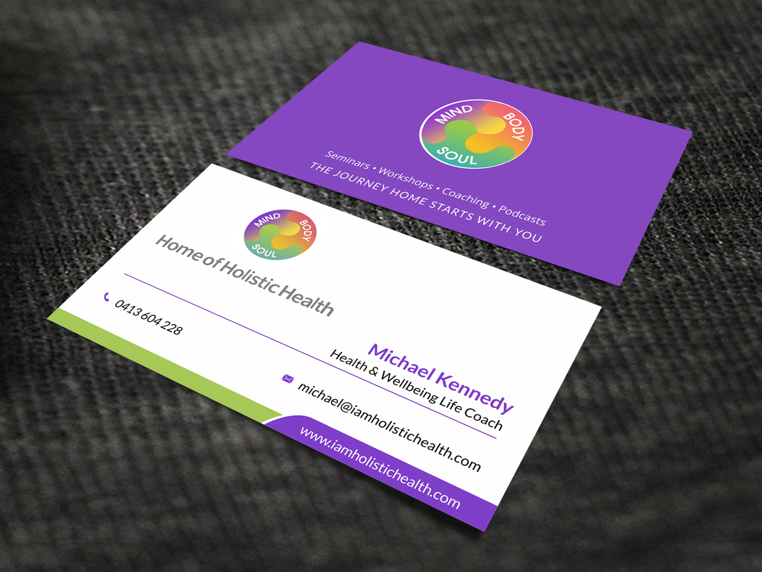 Business Card Design by SKYdesign for Home of Holistic Health | Design #14790926