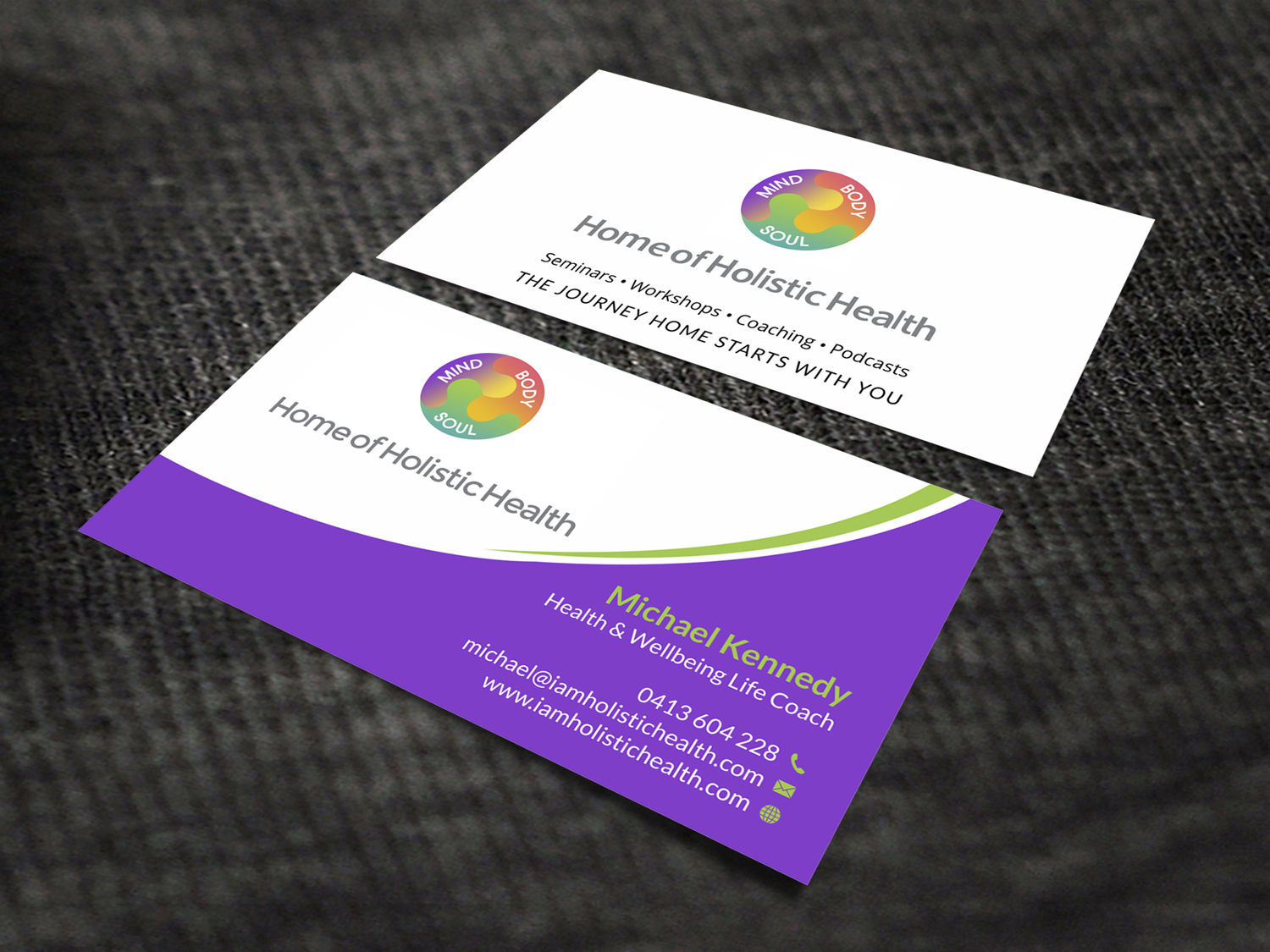 Business Card Design by SKYdesign for Home of Holistic Health | Design #14790971