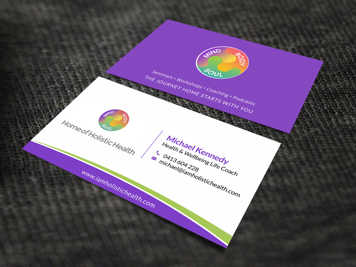 Business Card Design by SKYdesign for Home of Holistic Health | Design #14790974