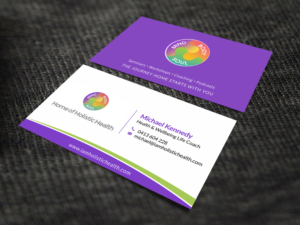 Business Card - connecting 2 souls and beggining the journey of self discovery | Business Card Design by SKYdesign