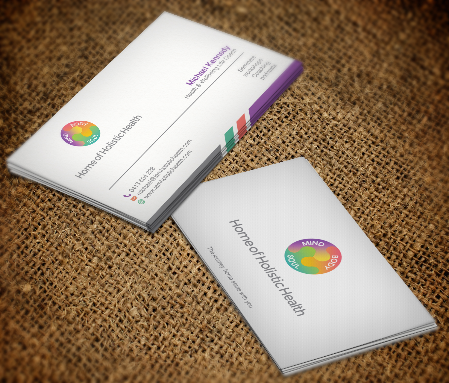 Business Card Design by WebixBD for Home of Holistic Health | Design #14867945