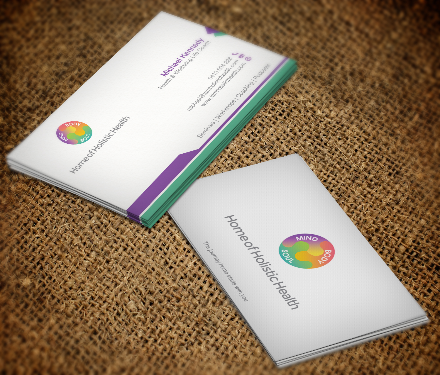 Business Card Design by WebixBD for Home of Holistic Health | Design #14867947