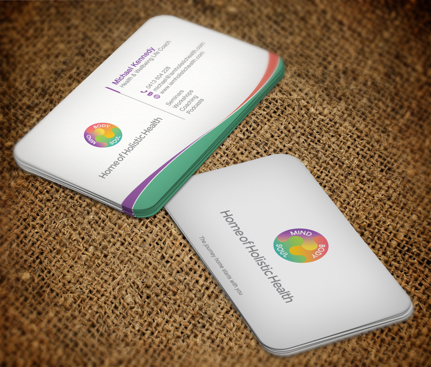 Business Card Design by WebixBD for Home of Holistic Health | Design #14867948